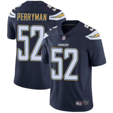 Los Angeles Chargers NFL Football Denzel Perryman Navy Blue Jersey Men Limited  #52 Home Vapor Untouchable